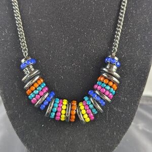 Nine West Colorful Beaded Necklace